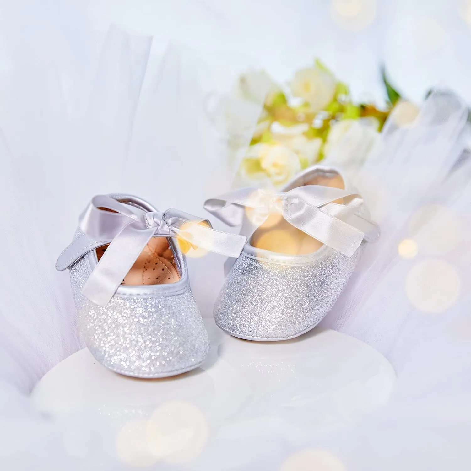 Felix & Flora Soft Sole Baby Shoes - Infant Baby Walking Shoes Moccasinss Rubber Sole Crib Shoes