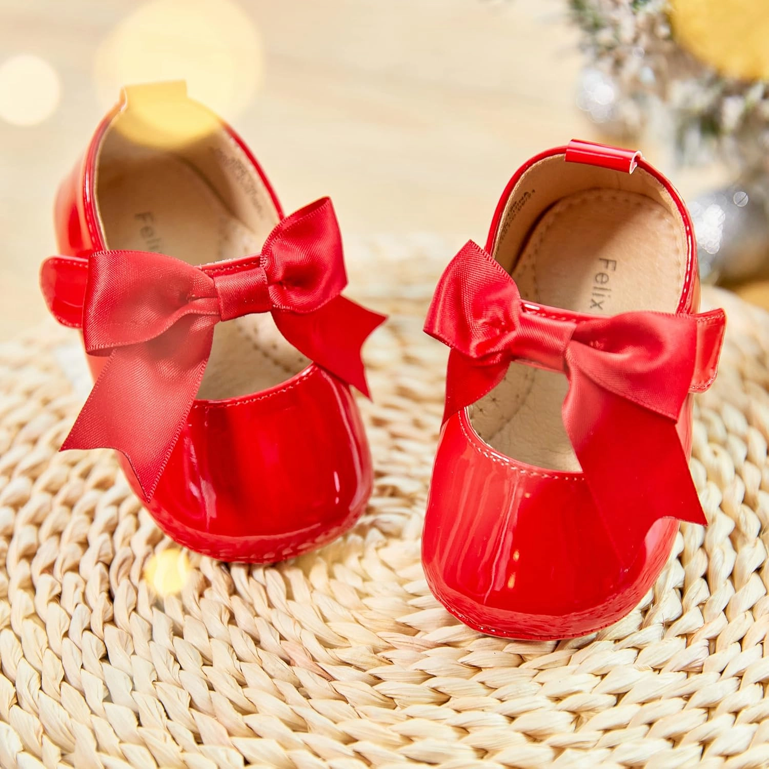 Felix & Flora Soft Sole Baby Shoes - Infant Baby Walking Shoes Moccasinss Rubber Sole Crib Shoes