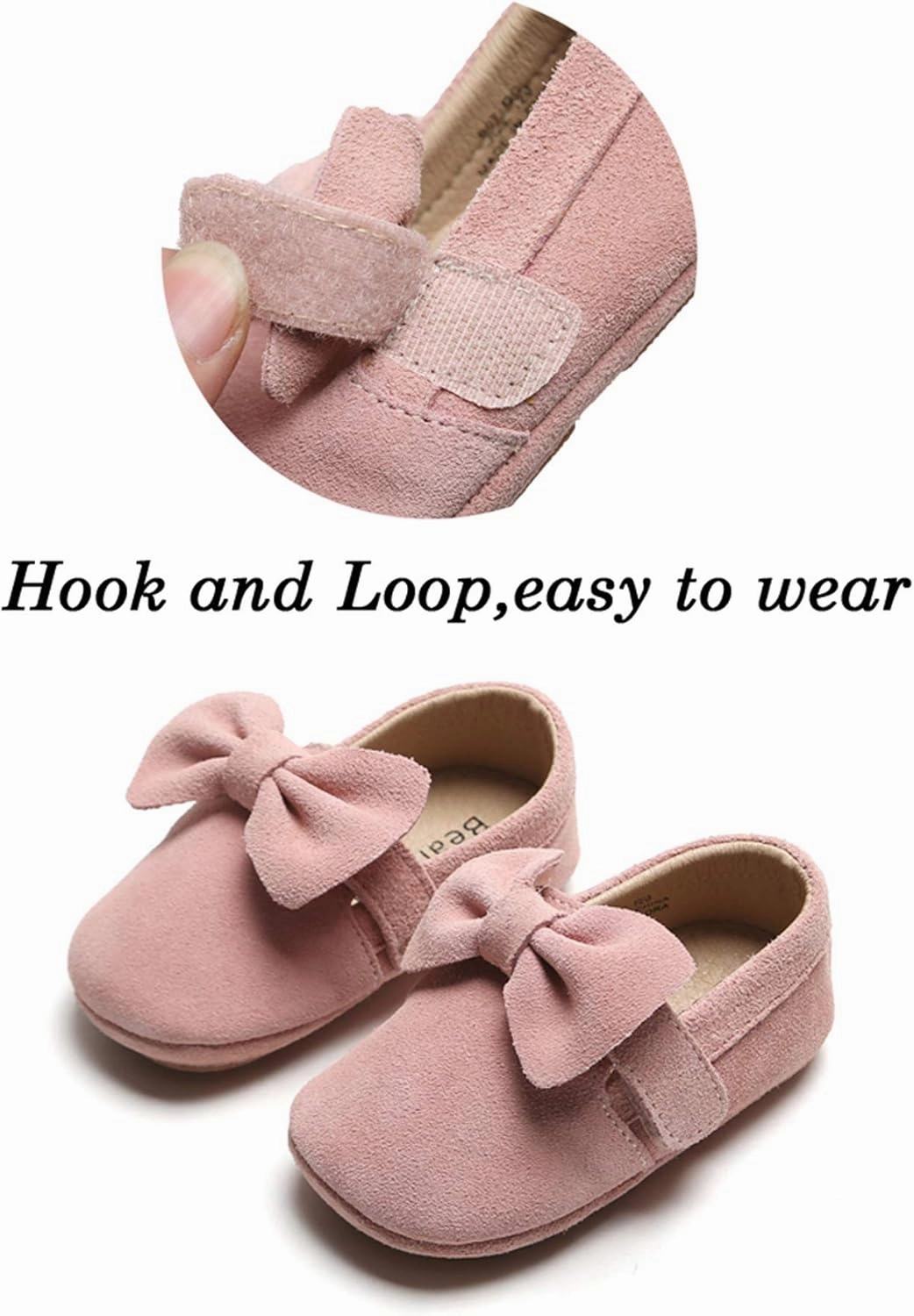 Felix & Flora Soft Sole Baby Shoes - Infant Baby Walking Shoes Moccasinss Rubber Sole Crib Shoes