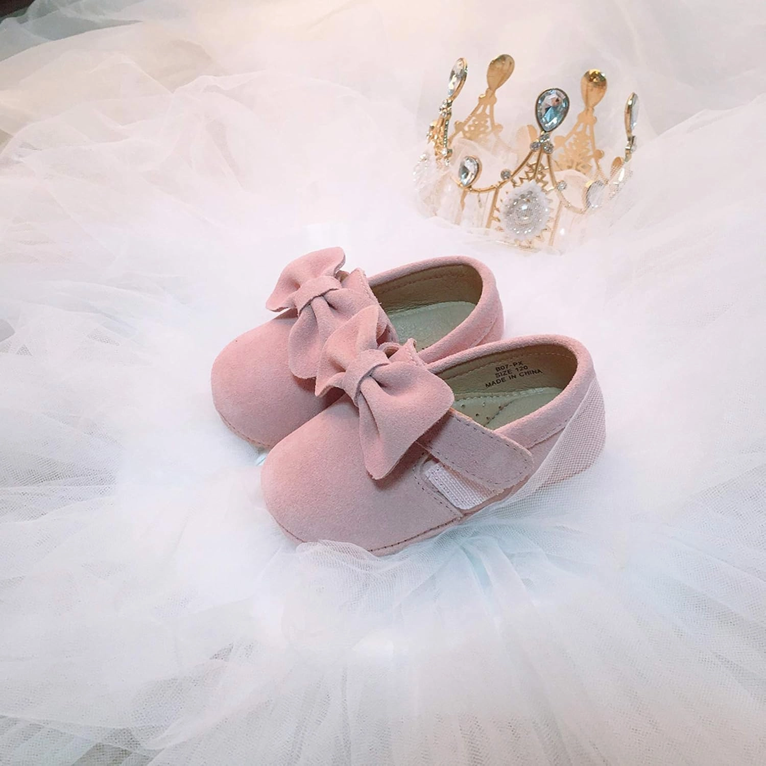 Felix & Flora Soft Sole Baby Shoes - Infant Baby Walking Shoes Moccasinss Rubber Sole Crib Shoes