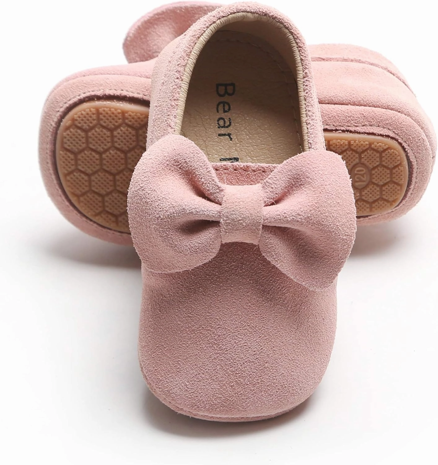 Felix & Flora Soft Sole Baby Shoes - Infant Baby Walking Shoes Moccasinss Rubber Sole Crib Shoes