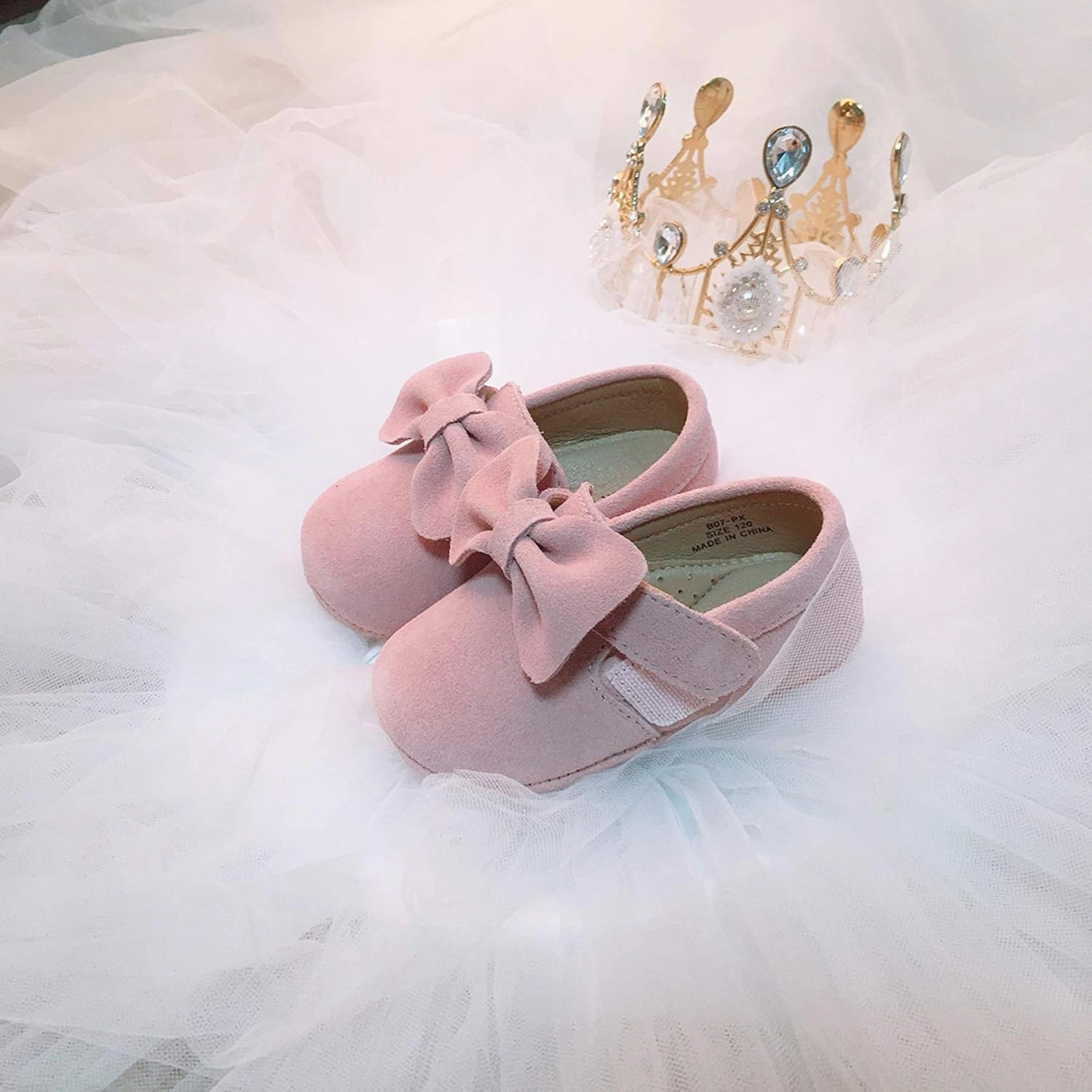 Felix & Flora Soft Sole Baby Shoes - Infant Baby Walking Shoes Moccasinss Rubber Sole Crib Shoes