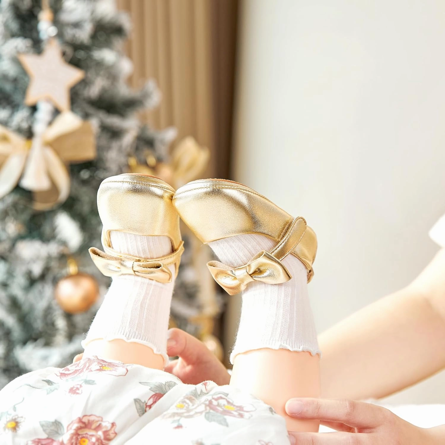 Felix & Flora Soft Sole Baby Shoes - Infant Baby Walking Shoes Moccasinss Rubber Sole Crib Shoes