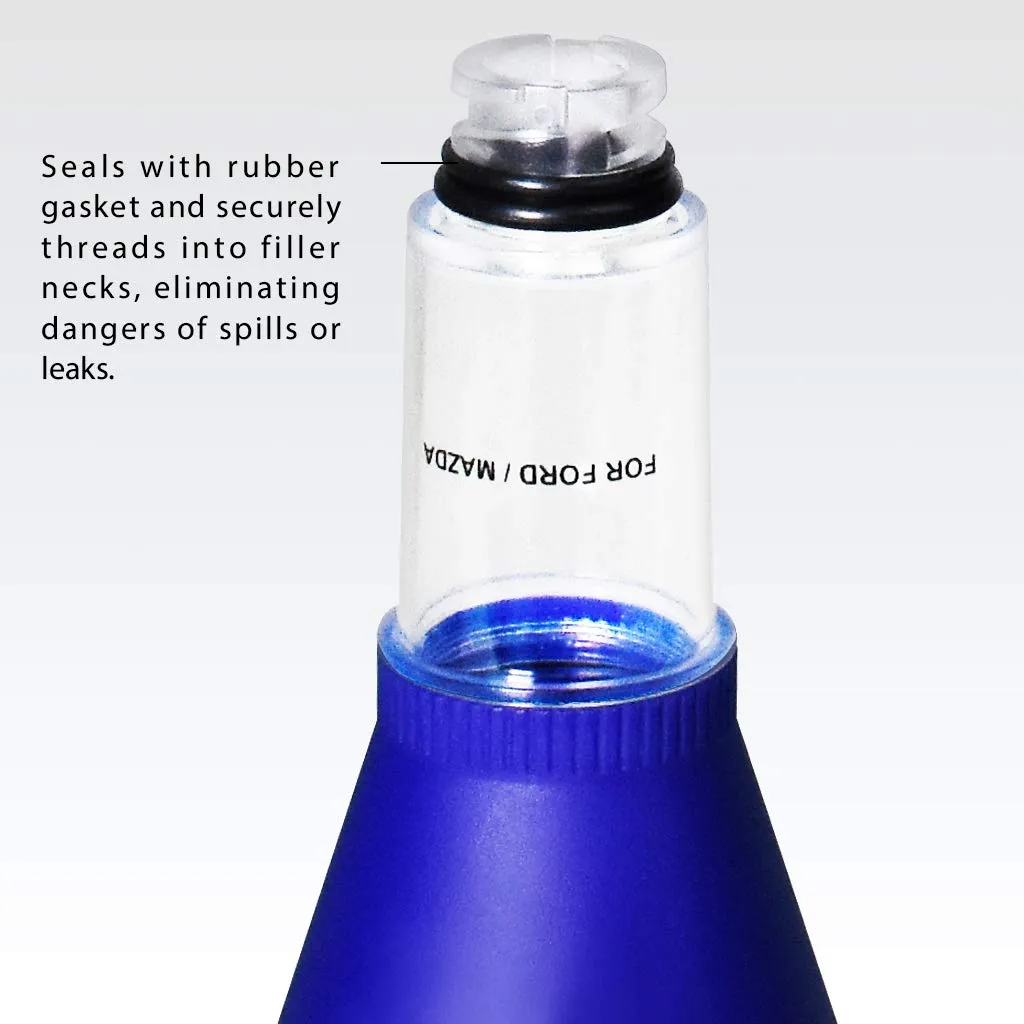 FIRSTINFO F3553FR Engine Oil Funnel for Most Ford, Mazda and Mercury Vehicles - Spill-Free Oil Filling Tool, Easy to Use