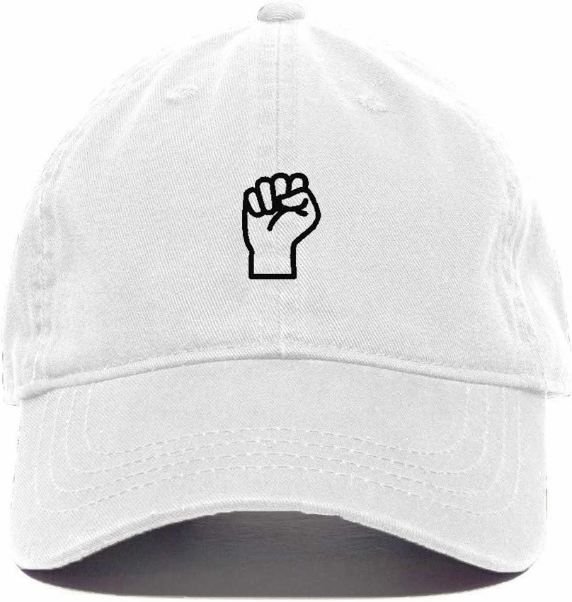 Fist Black Lives Matter Baseball Cap Embroidered Cotton Adjustable Dad Hat