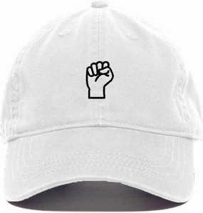 Fist Black Lives Matter Baseball Cap Embroidered Cotton Adjustable Dad Hat