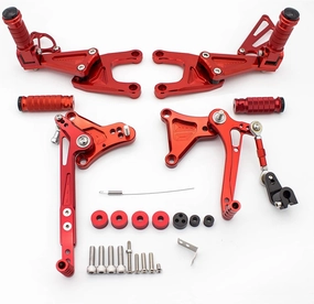 Fit Benelli TNT125 TNT135 TNT 125 135 2016-2020 2019 2018 2017 Motorbike Rearsets Foot pegs Rear sets Footrest Brake Shift Adjustable