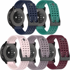 FitTurn Sport Bands Compatible with Suunto 9 Peak pro/vertical Watch Bands, 22mm for Women/Men Waterproof Soft Silicone Replacement Strap Accessories for Suunto 9 Peak pro/vertical smartwatch