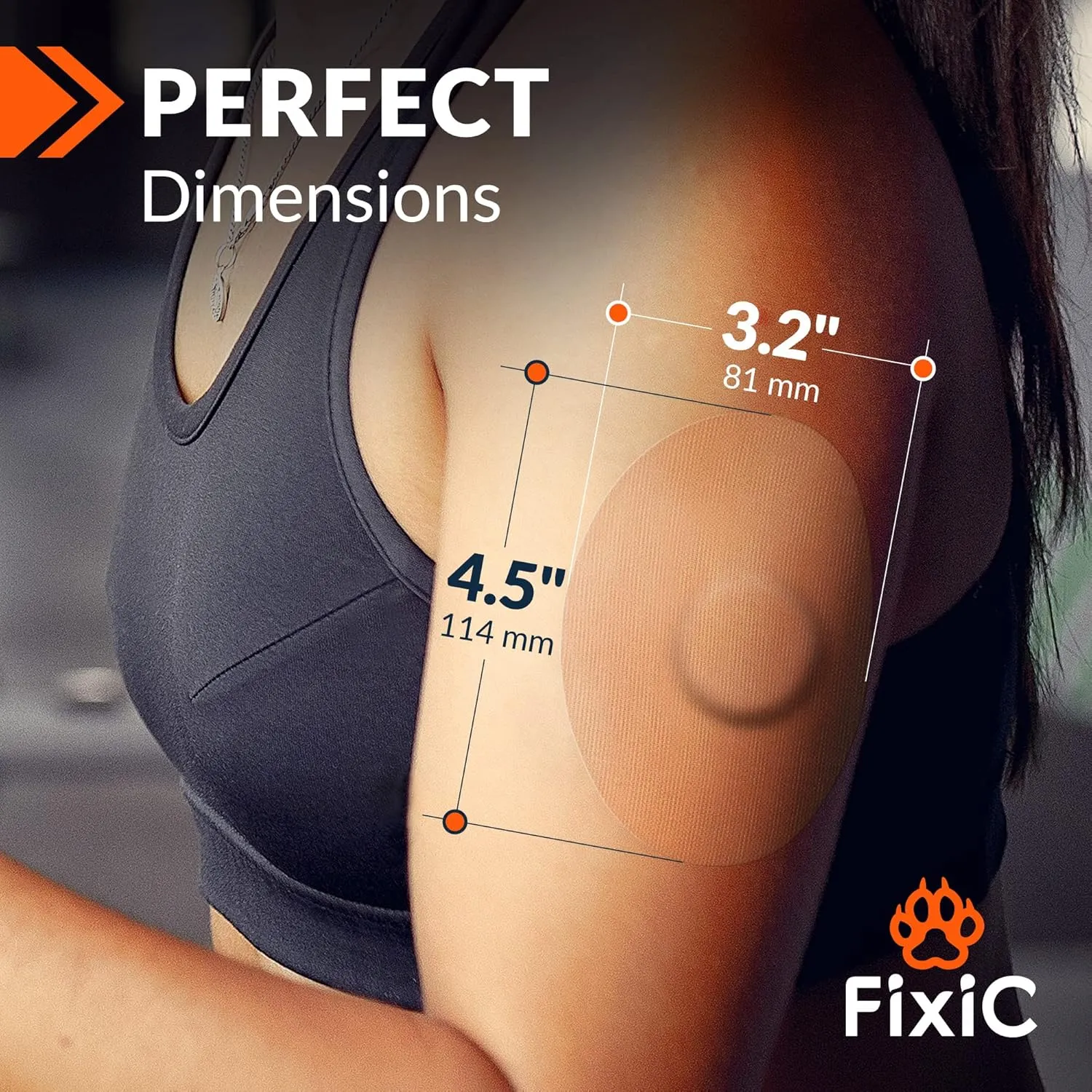 Fixic Freestyle Adhesive Patches 25 PCS – Good for Libre 1, 2, 3 & Plus – G7 & Stelo – Guardian – Waterproof Adhesive Bandages – Pre-Cut Back Paper – Long Fixation for Your Sensor! (Multi-Color)