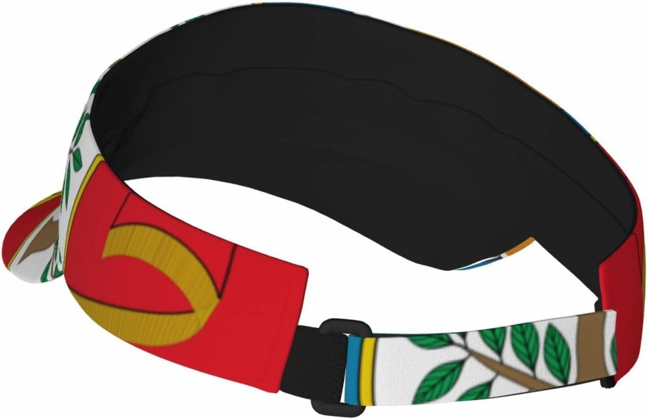 Flag of Mali Sports Sun Visor Hats Cotton Twill Ball Adjustable Sun Caps for Men Women