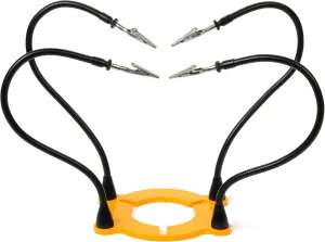 Flex Plus Workbench | Helping Hands Soldering Stations | Soldering Iron Helping Hand Tool | Designed for PanaVise & Soldering Tools | Steel Base for Welding Table Top with Locking Grips