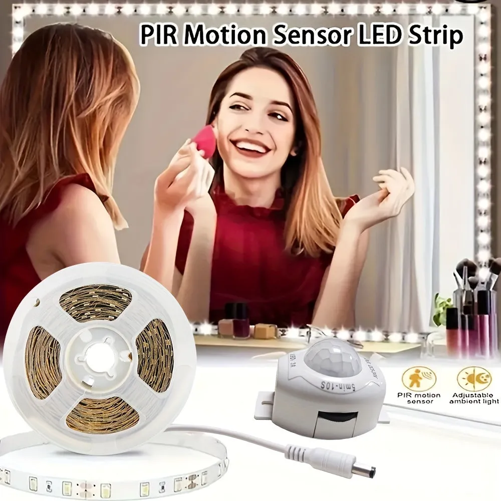 Flexible Motion Sensor LED Strip – USB Powered, Easy Installation, Stylish Home Lighting
