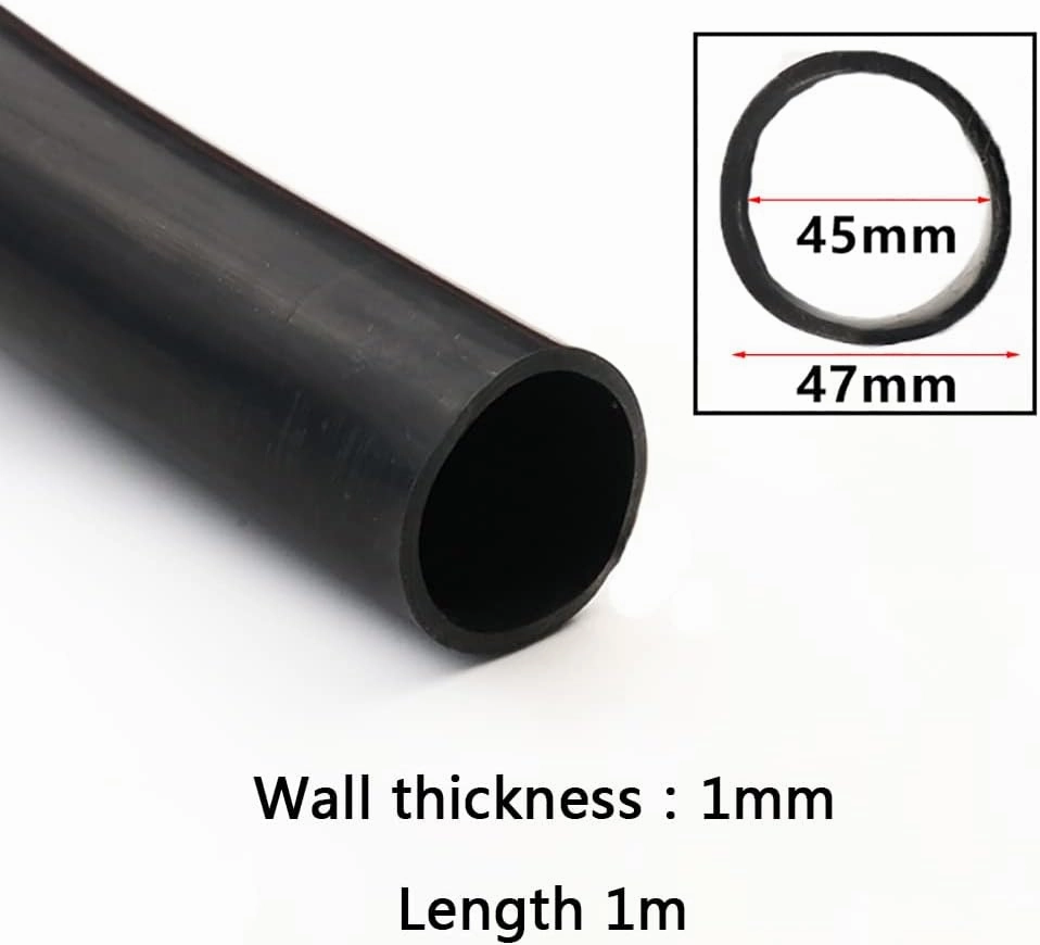 Flexible Food Grade Silicone Hose Tube - 1M (3.28Ft) for Water Pump Transfer, Drainage, and Irrigation(45mm*47mm)