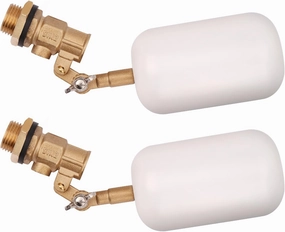 Float Valve 1/2 inch, Brass Water Float Valve with Adjustable Arm, Float Ball Valve Automatic Fill and Water Level Control for Water Trough,Fountains,Water Tank,Ponds,Pool,Aquariums