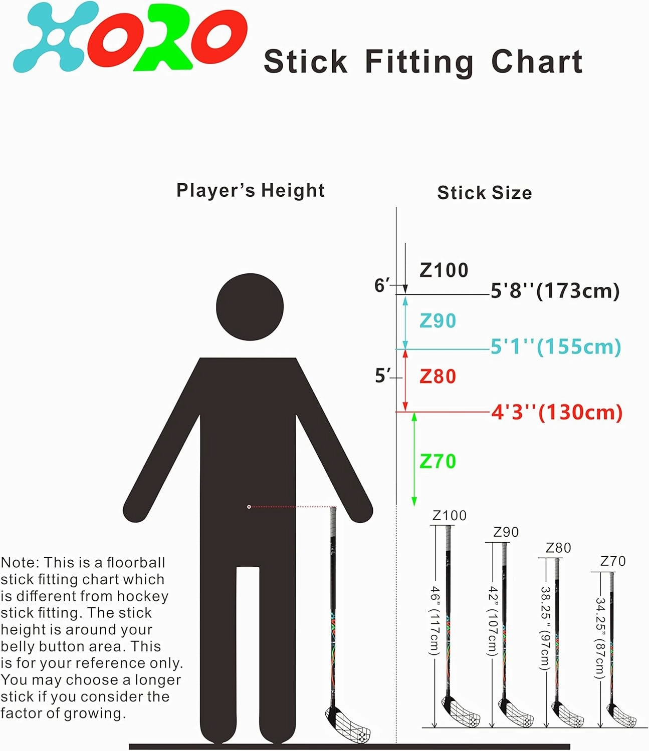 Floorball Stick XORO Z100