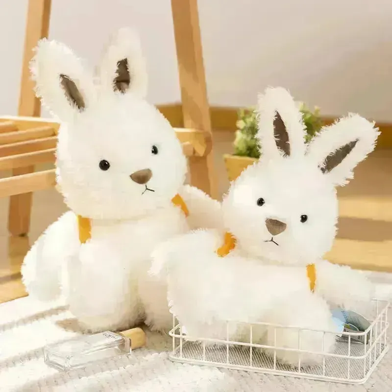 Fluffy Rabbit Carrot Backpack Plush Toy