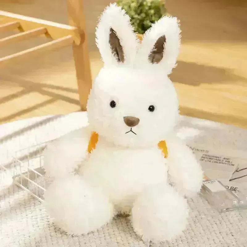 Fluffy Rabbit Carrot Backpack Plush Toy