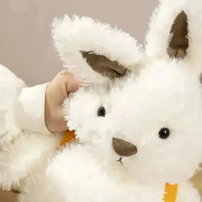 Fluffy Rabbit Carrot Backpack Plush Toy