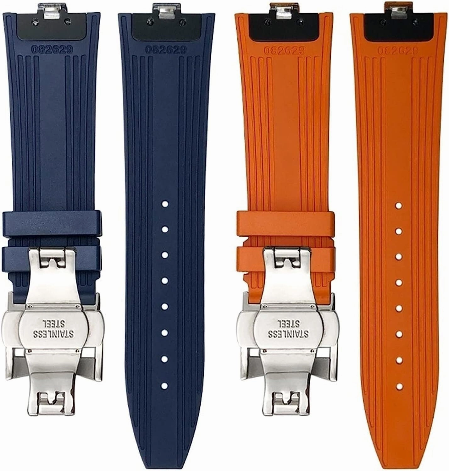 Fluororubber Watchbands for Vacheron Constantin 5500V 4500V 7900 Men waterproof replacement Strap 24mm*7mm
