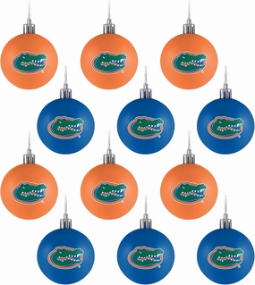 foco NCAA Team Logo 12-Pack Ball Hanging Tree Holiday Ornament Set