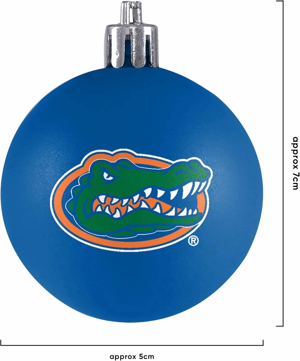 foco NCAA Team Logo 12-Pack Ball Hanging Tree Holiday Ornament Set
