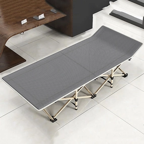 Folding Outdoor Cot, Portable Nap Bed for Adults and Children, Vehicle-Mounted Recliner for Office, Beach Sunbathing Chaise Lounge- Suitable for Picnic, Garden Barbecue,Standard Edition