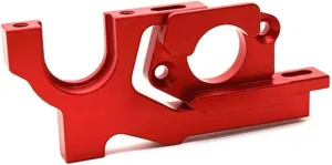 for WLtoys 104072 104001 104002 1/10 Metal Upgrade Adjustable Motor Mount RC Car Replacement Spare Upgrade Parts RC Car DIY Parts(Red)