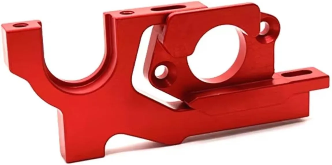 for WLtoys 104072 104001 104002 1/10 Metal Upgrade Adjustable Motor Mount RC Car Replacement Spare Upgrade Parts RC Car DIY Parts(Red)