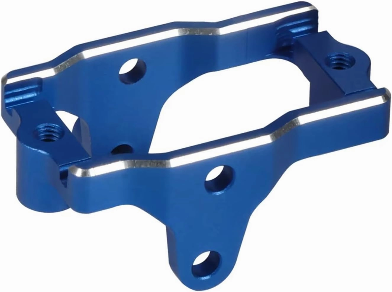 for TRX4-M for Bronco for Defender 9739 1/18 Aluminum CNC Servo Mount RC Crawler Upgrade Parts Accessory Upgrade and Replacement RC Car DIY Parts(Blue)