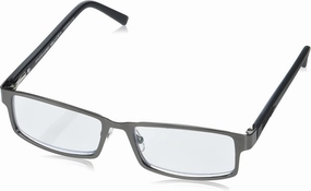 Foster Grant Men's Sawyer Multifocus Reading Glasses Rectangular