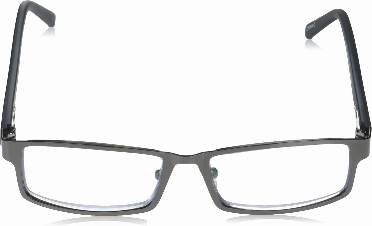 Foster Grant Men's Sawyer Multifocus Reading Glasses Rectangular