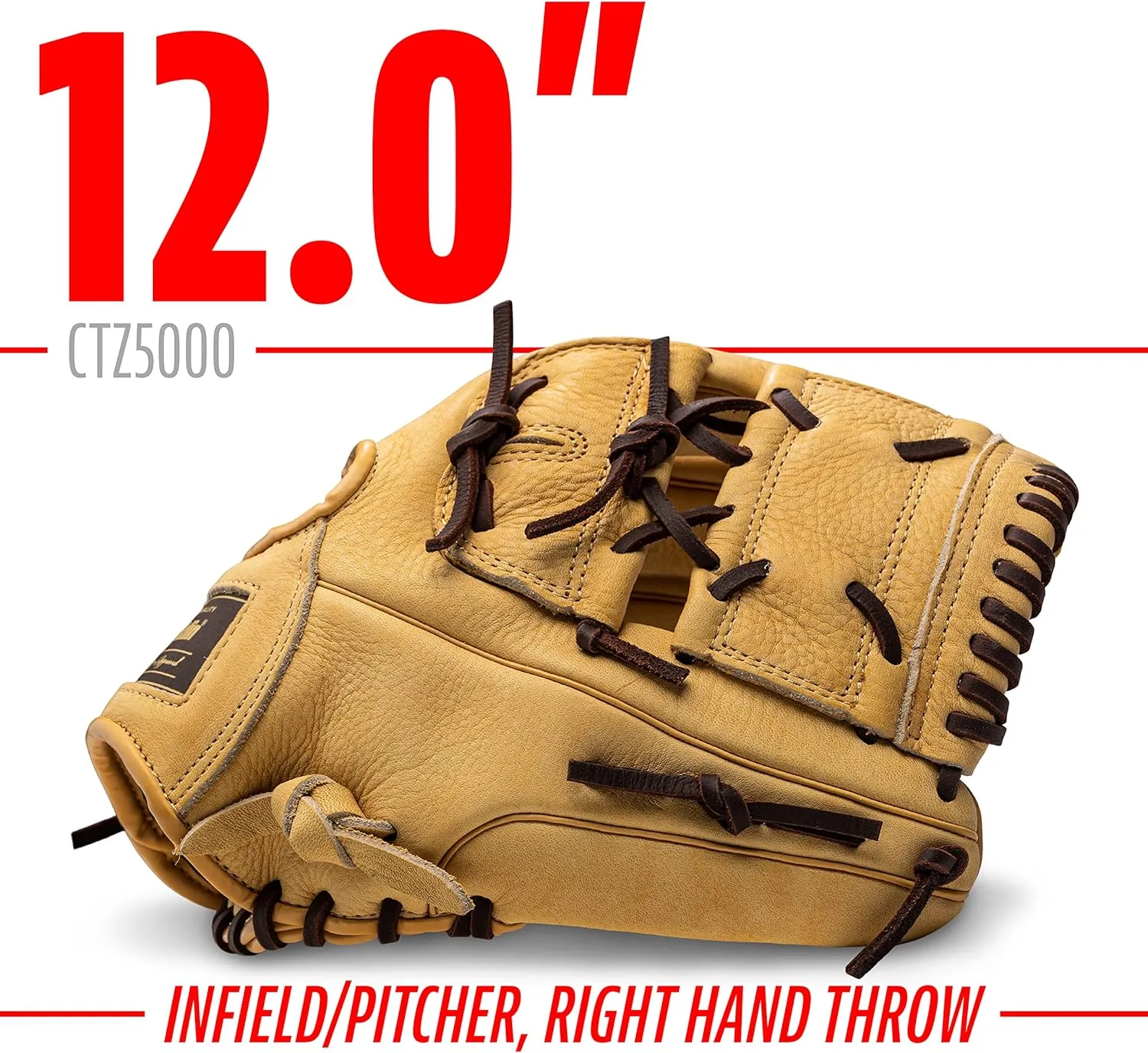 Franklin Sports Baseball Fielding Glove - Men's Adult and Youth Baseball Glove - CTZ5000 Cowhide Infield and Outfield Baseball Gloves