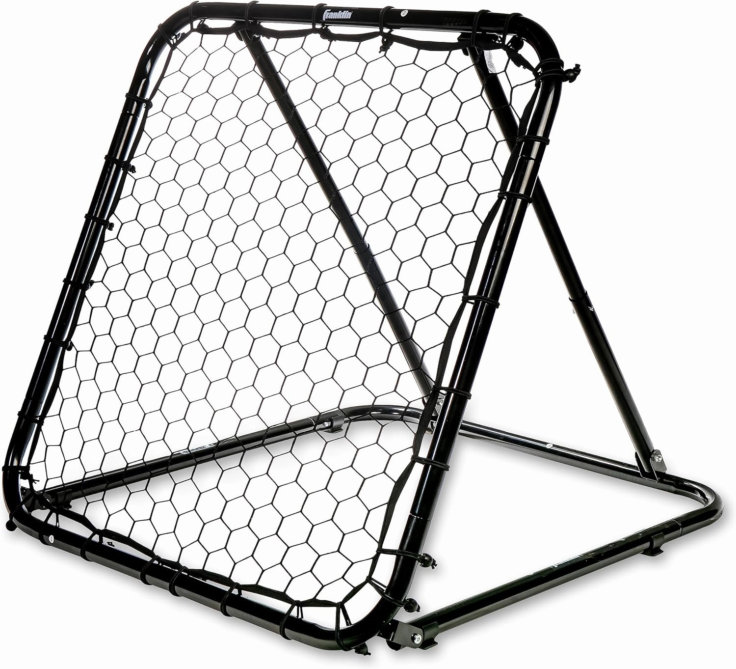 Franklin Sports Basketball Pass Back Rebounder Net - Multi-Sport Training Rebound Screen - Perfect for Passing and Shooting Practice - 3' x 3', Black (92499X)