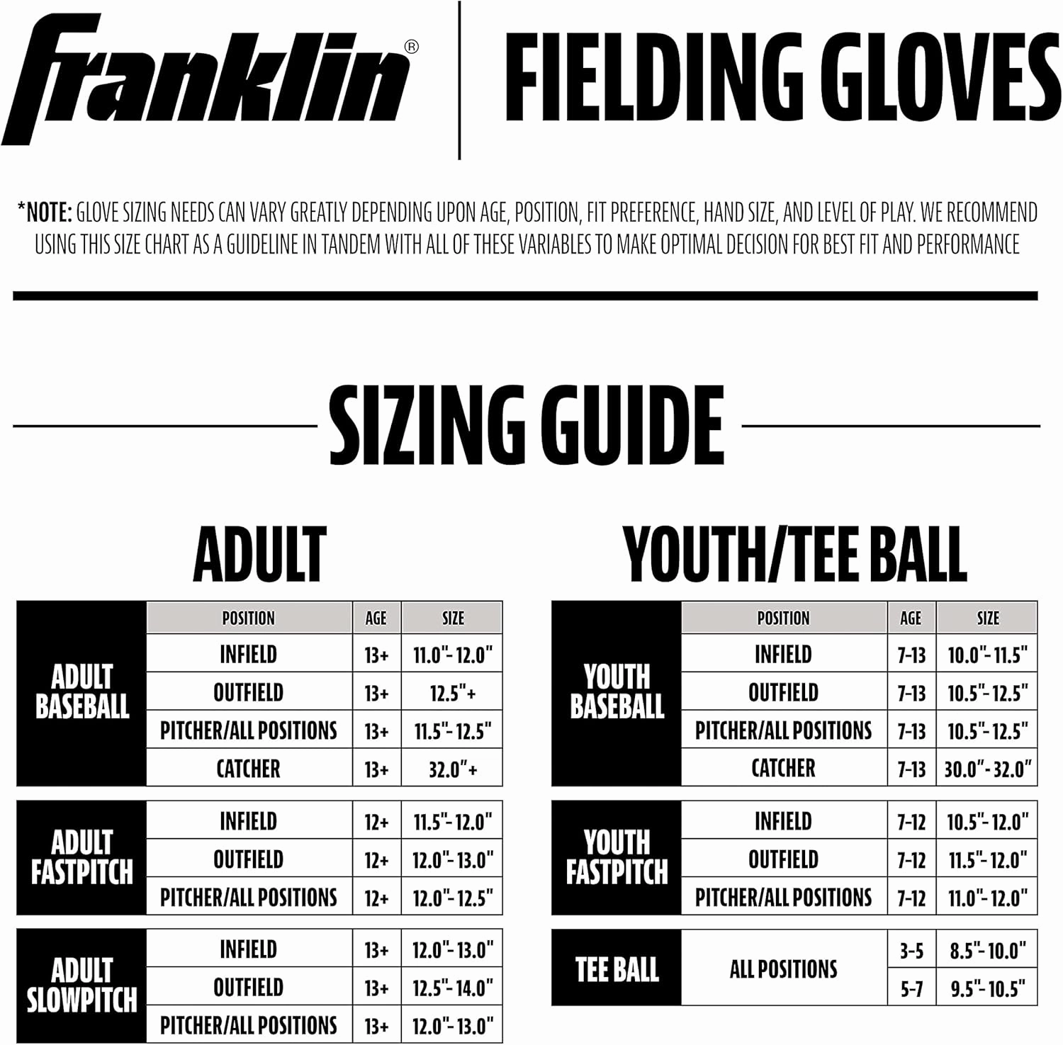 Franklin Sports Girls Softball Glove - Women's Windmill Fastpitch   Slowpitch Softball Glove