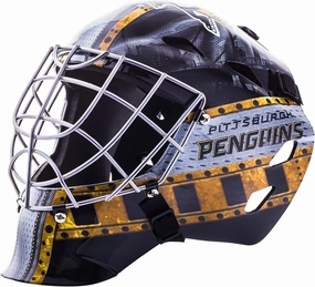 Franklin Sports Team Licensed NHL Hockey Goalie Face Mask - Goalie Mask for Kids Street Hockey - Youth NHL Team Street Hockey Masks