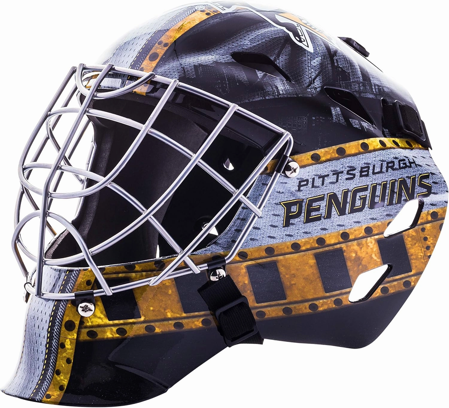 Franklin Sports Team Licensed NHL Hockey Goalie Face Mask - Goalie Mask for Kids Street Hockey - Youth NHL Team Street Hockey Masks