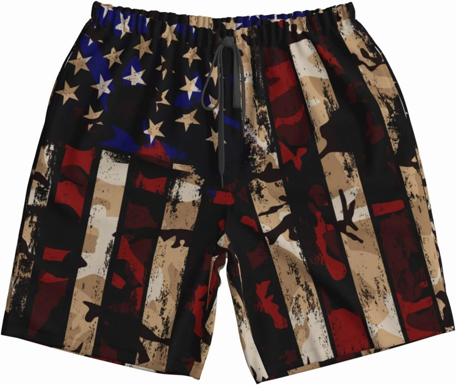 FREEHOTU Men's Swim Trunks Beach Board Shorts Quick Dry Swimwear Sports with Pockets
