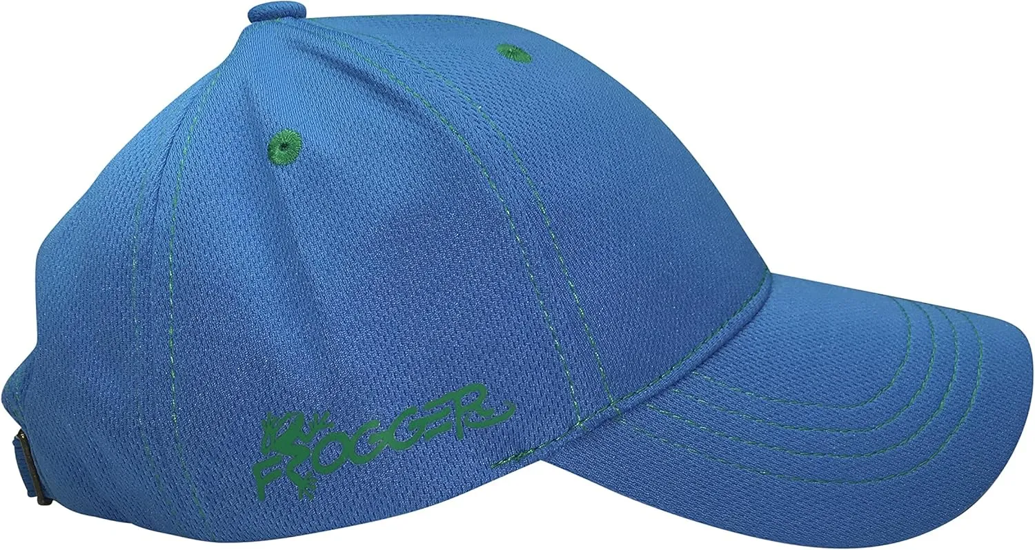 Frogger Golf Fly Dry Performance Golf Hat, Adjustable Ball Cap - One Size