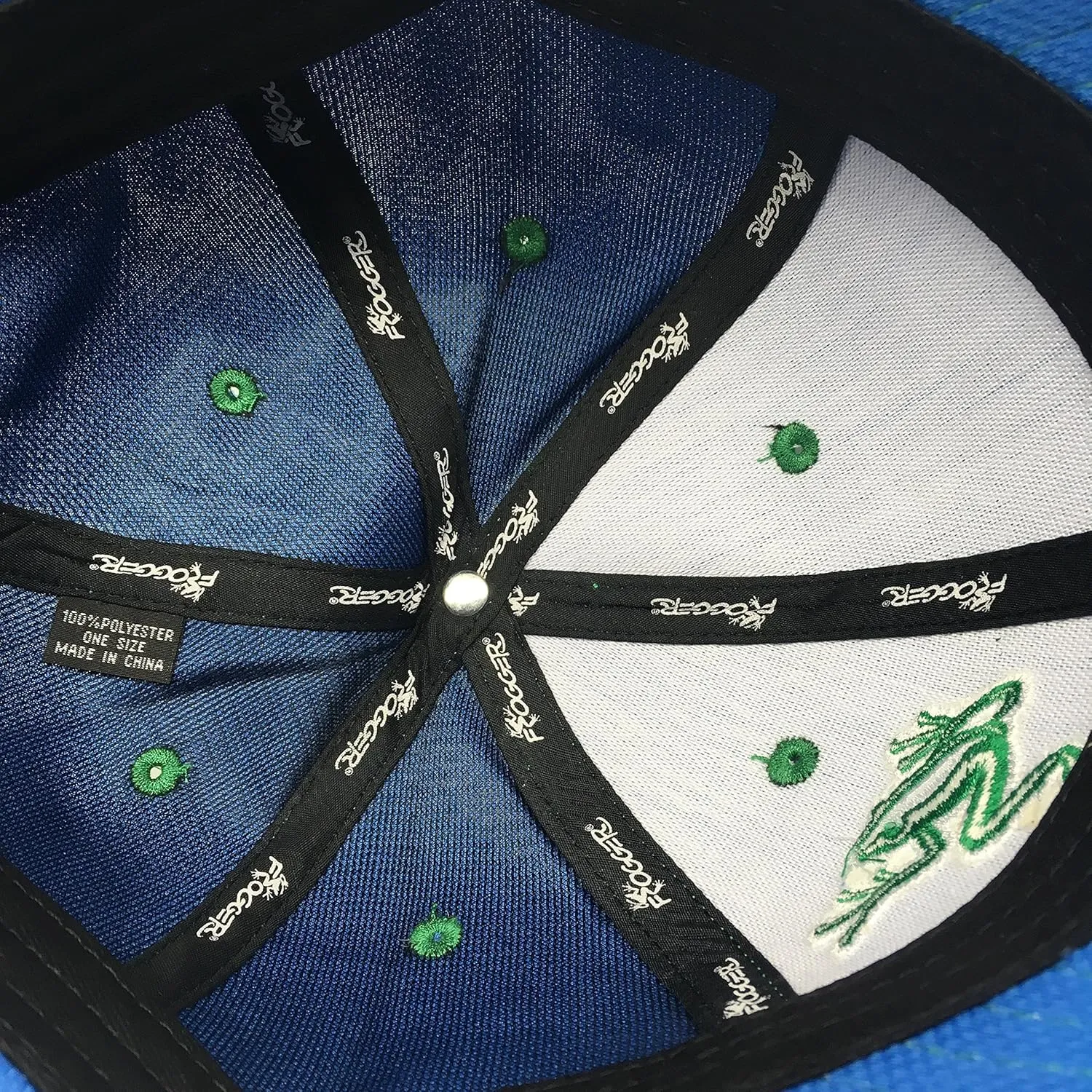 Frogger Golf Fly Dry Performance Golf Hat, Adjustable Ball Cap - One Size