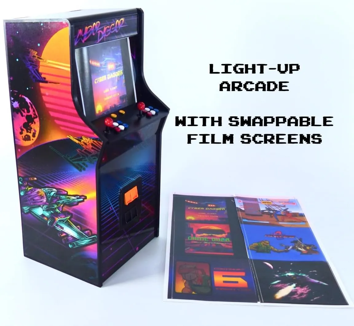 Game ON Arcade 1/12 Scale Six Inch Action Figure Accessories Set with LED Light (Cyber Dagger w/Light)