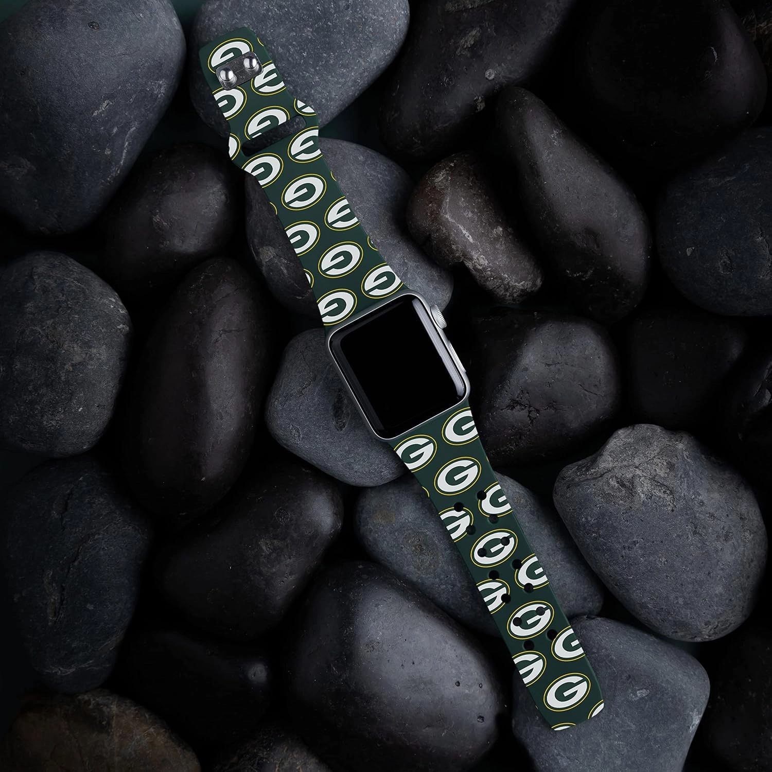 Game Time Green Bay Packers HD Watch Band Compatible with Apple Watch