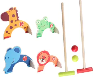 Garneck 1 Set Cartoon Animal Croquet for Engaging Cognitive for Bright Colors Fun Present for Childrens Happy Childhood