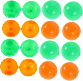 Garneck Ball Set 25pcs 4cm Diameter Hollow Plastic Balls for Bingo Raffle Juggling School Events