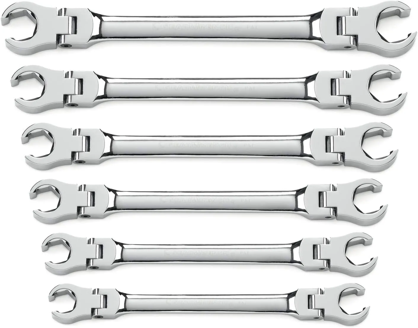 GEARWRENCH 6 Pc. Flex Flare Nut Wrench, Metric - 81911D