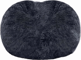Giant Sherpa Bean Bag Chair Cover, Ultra Soft Bean Bag Bed (No Filler, Cover only), Large Round Soft Fluffy Bean Bag for Adults, Machine Washable Big Size Bean Bag Covers