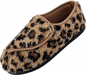 Git-up Women Soft wide Slippers Memory Foam Closed Toed Diabetic Arthritis Edema House Slippers