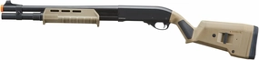 Golden Ball & Eagle M870 MP MLOCK Style 3/6-Shot Pump Action 350 FPS Gas Airsoft Shotgun - Tan & Holder