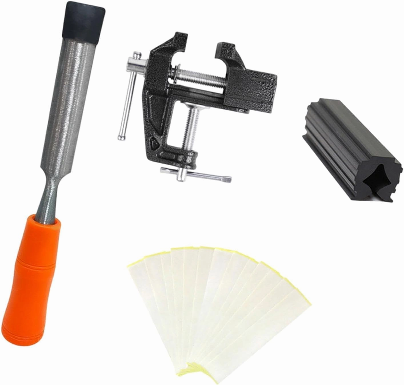 Golf Club Grip Vise Clamp Set, Golf Club Calibration Tool, Repair Tool, Replacement Gifts Professional Grip Tape Remover