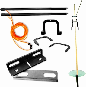 Golf Putting Gates | Portable Practice Putting Gates | Golf Training Aid | Portable | Compact | Accuracy and Stability Kit | 12x10x4cm | for Indoor Outdoor