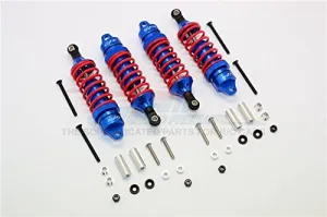 GPM For Traxxas XO-01 Supercar Upgrade Parts Aluminum Front/Rear Adjustable Spring Damper - 2Pr Set Blue